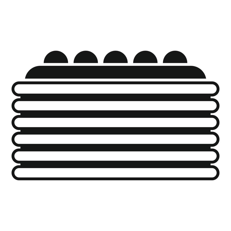 Cake dessert icon simple vector. Happy party vector