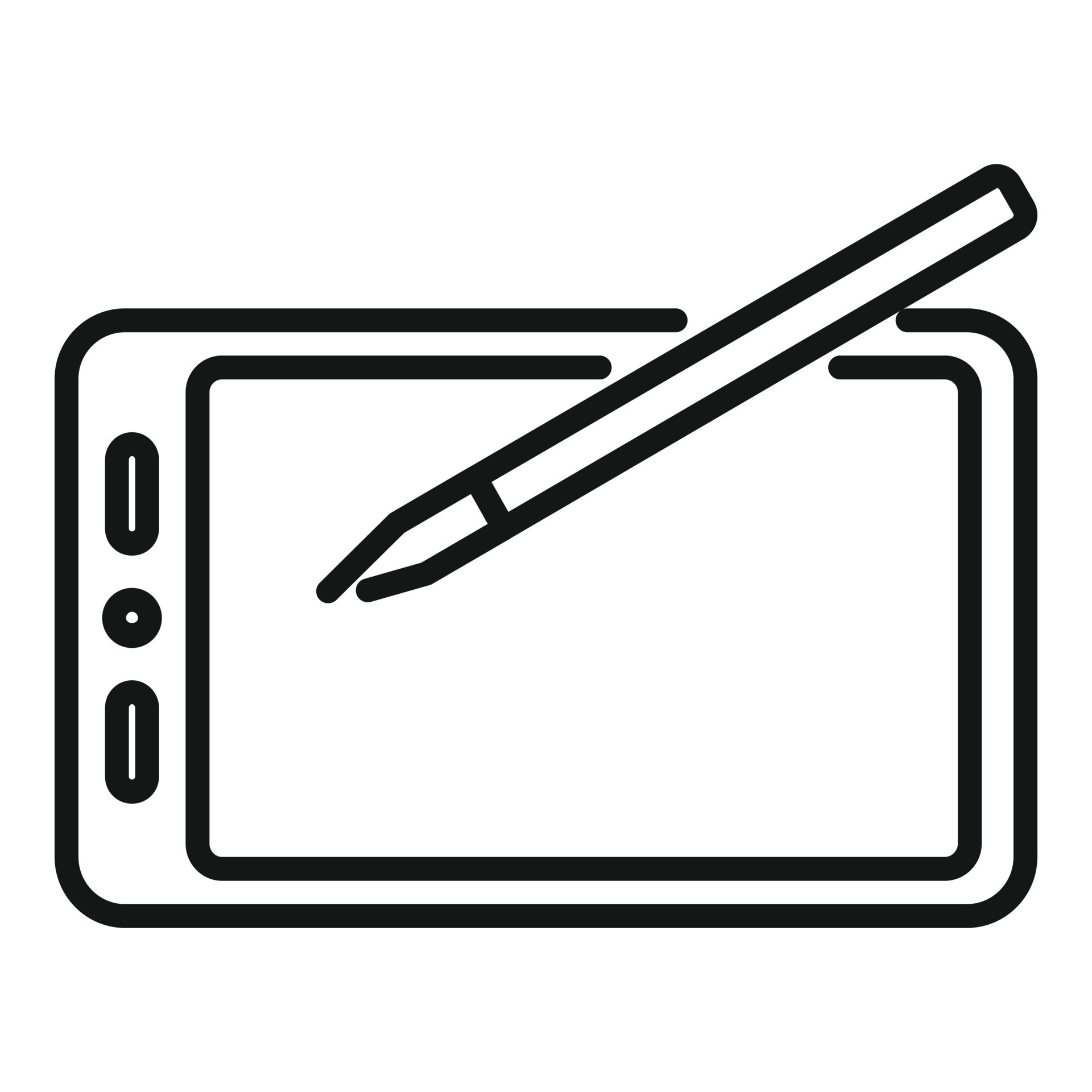 Writing tablet icon outline vector. Write text 15108418 Vector Art at