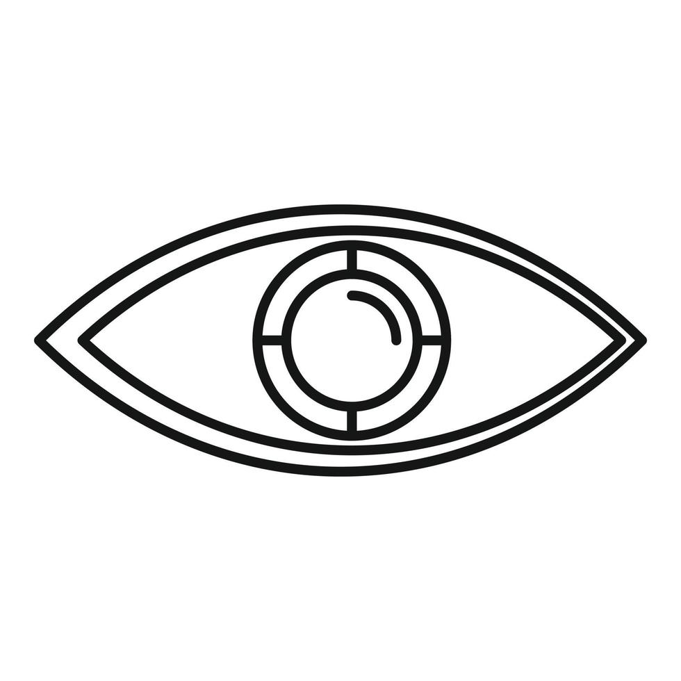 Eye light icon outline vector. View look 15108481 Vector Art at Vecteezy