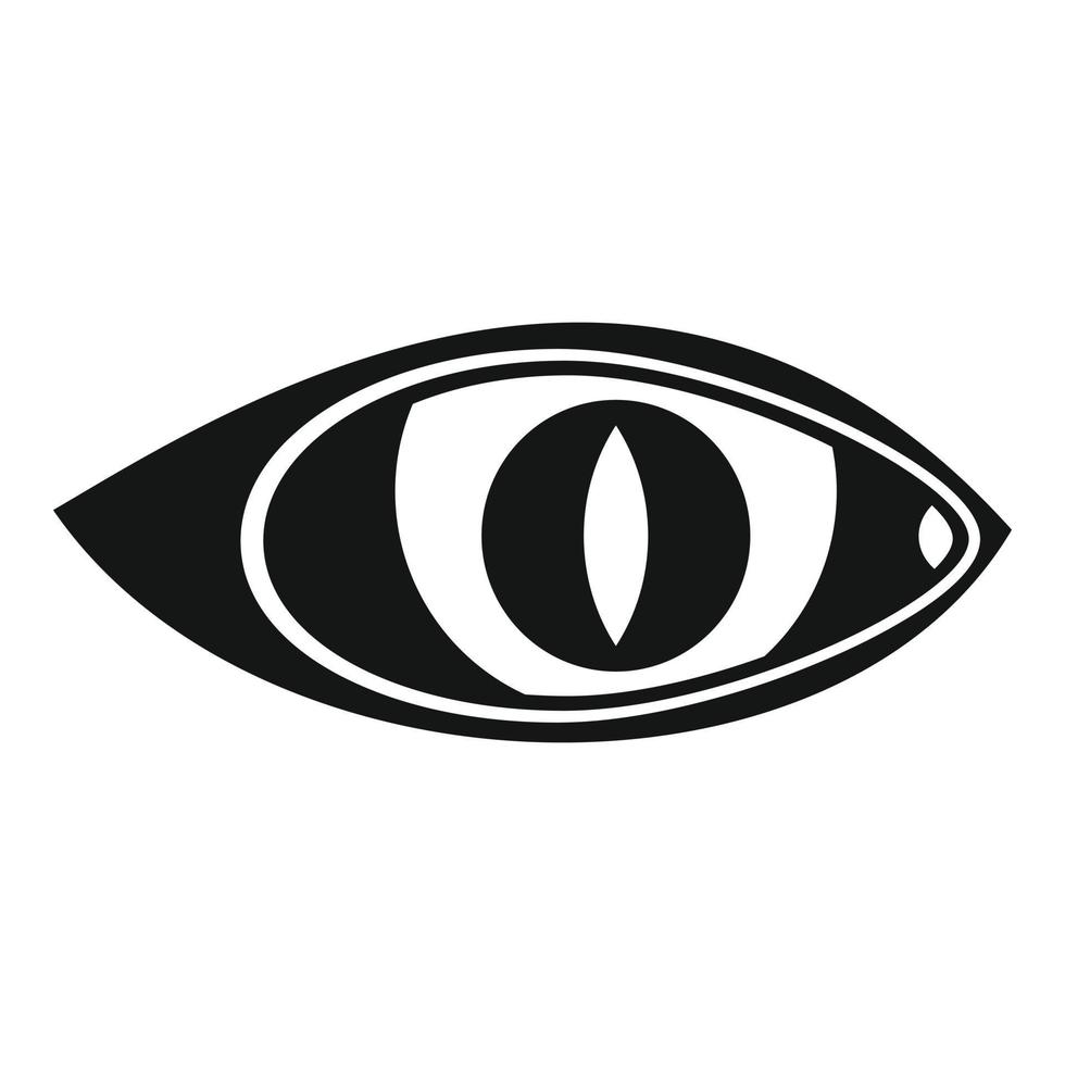 Eye sight icon simple vector. Look view vector