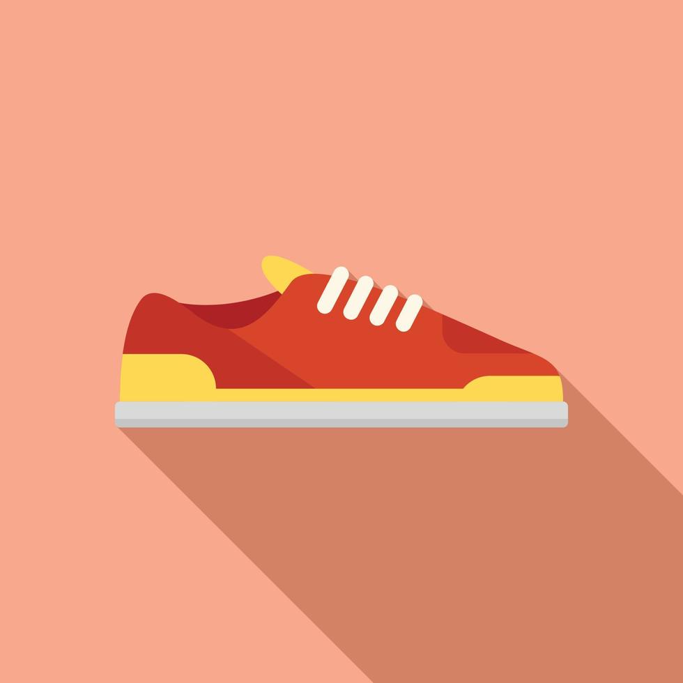 icono de calzado de zapatillas vector plano. ejecutar el diseño