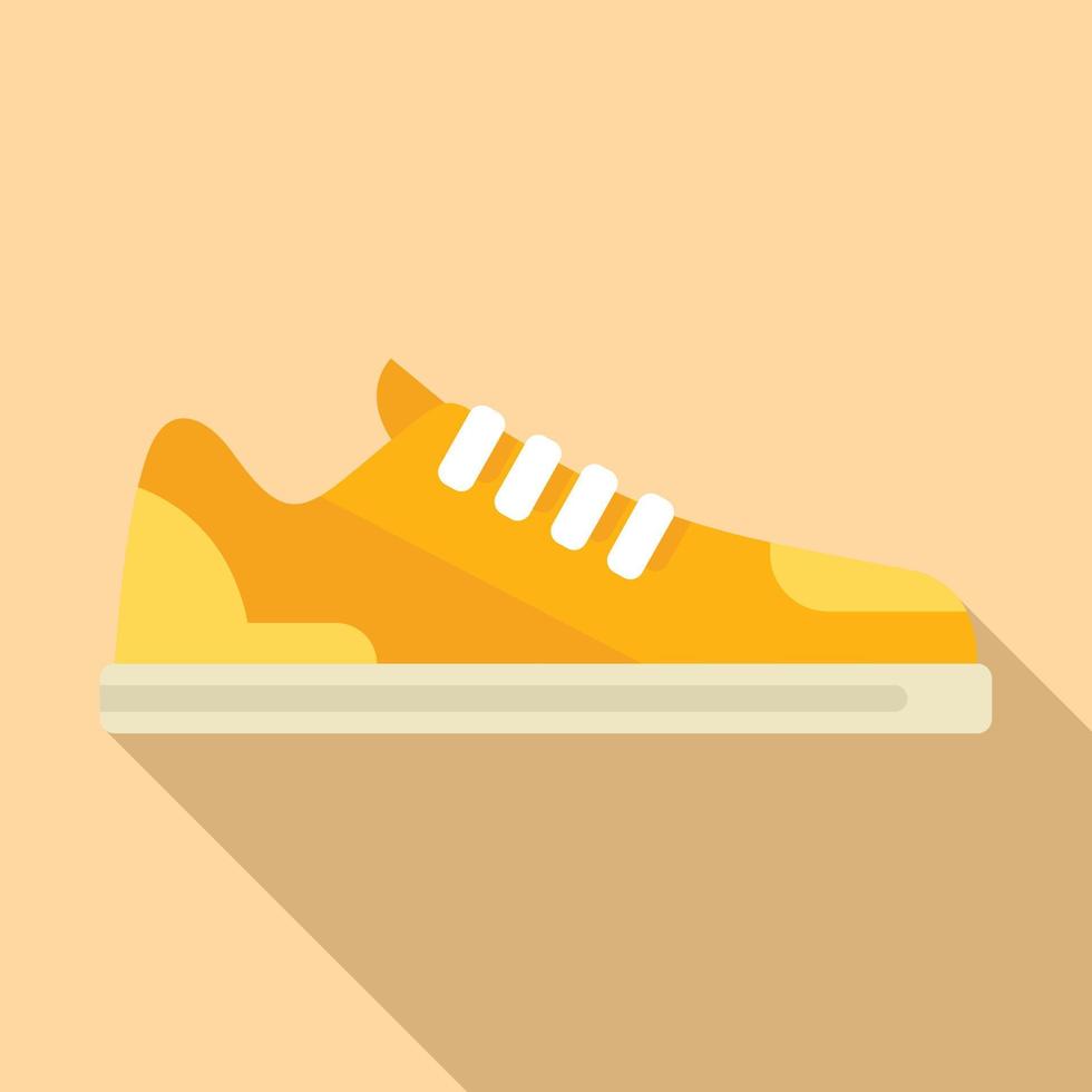 Sale sneaker icon flat vector. Sport shoe vector