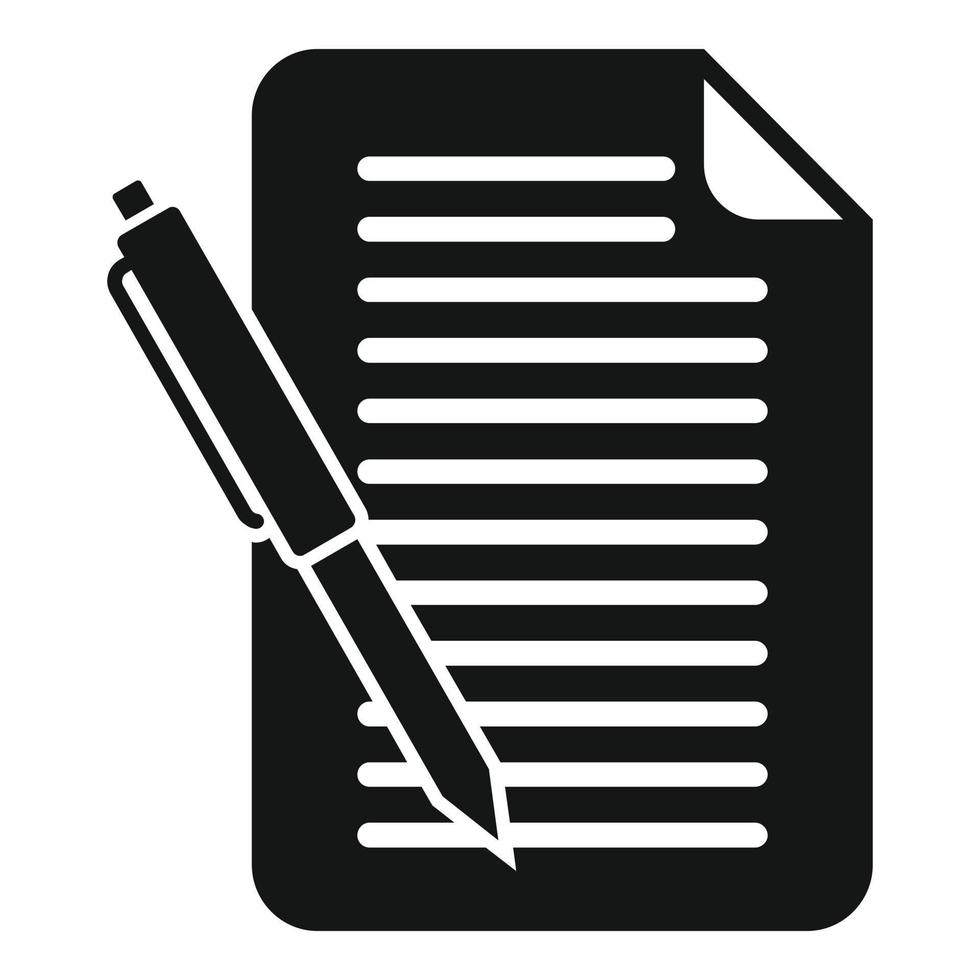 Memo writing icon simple vector. Text message vector