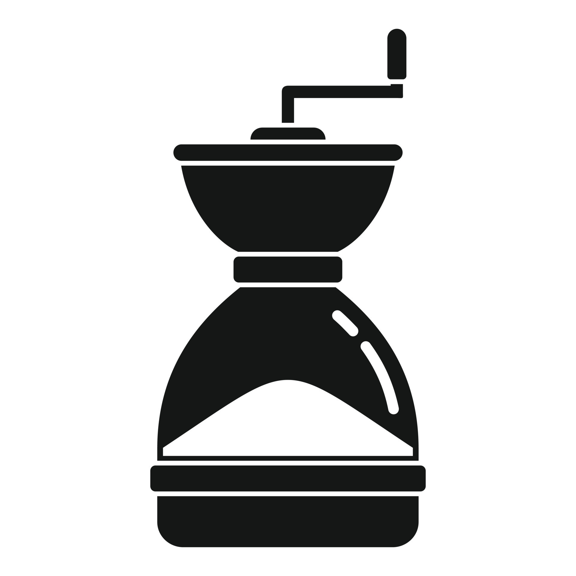 Coffee grinder icon simple vector. Cafe drink 15108886 Vector Art at Vecteezy