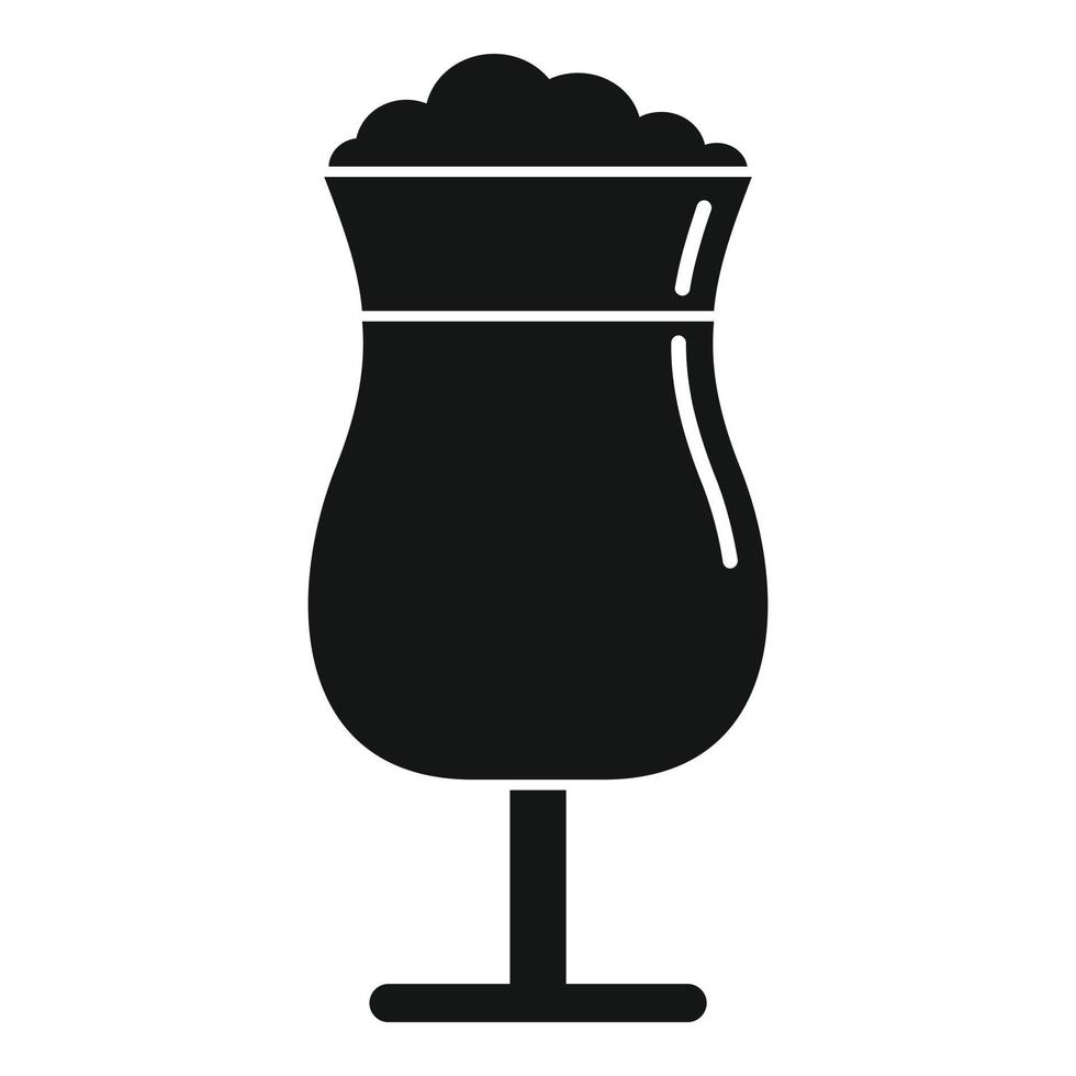 vector simple del icono de la taza de moca. bebida caliente