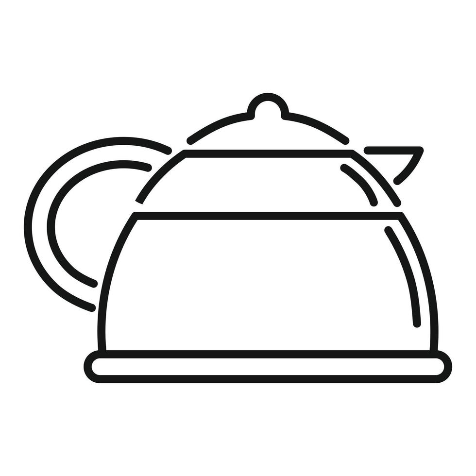 Glass coffee pot icon outline vector. Espresso cup vector