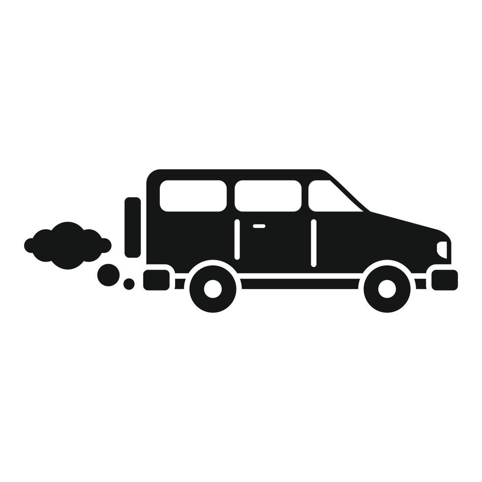 Gasoline car icon simple vector. Global temperature vector