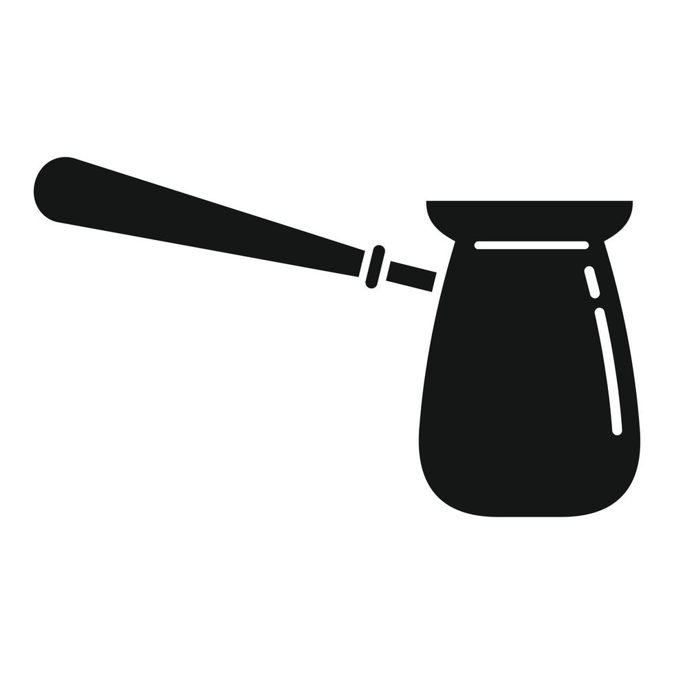 café turka icono vector simple. bebida caliente