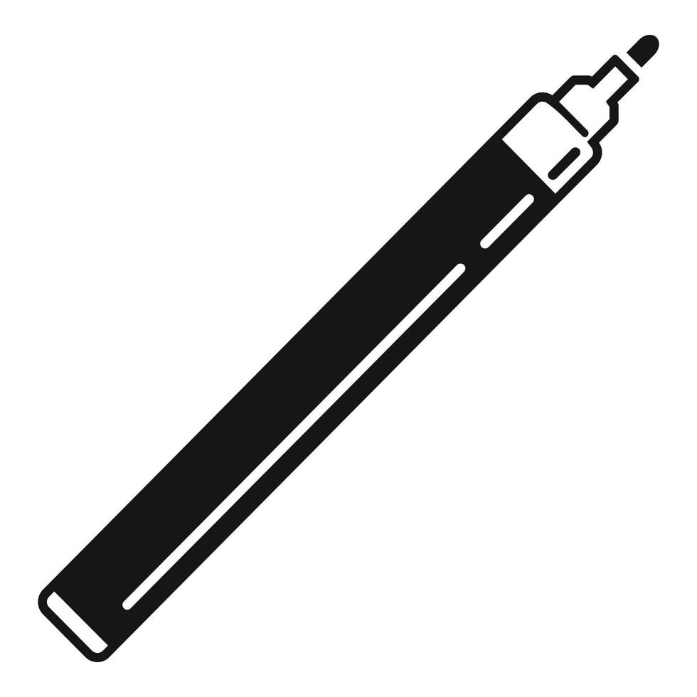vector simple de icono de marcador de letra. tinta de herramienta