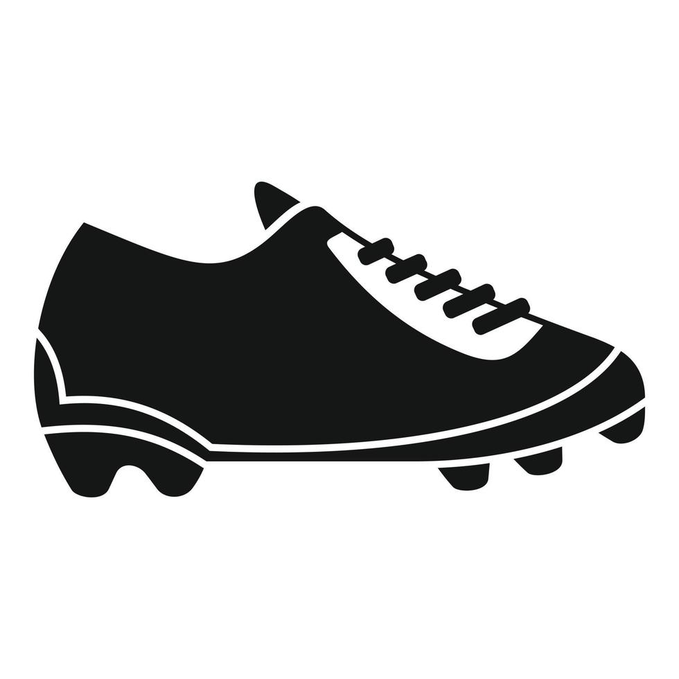 Footwear boot icon simple vector. Soccer shoe vector