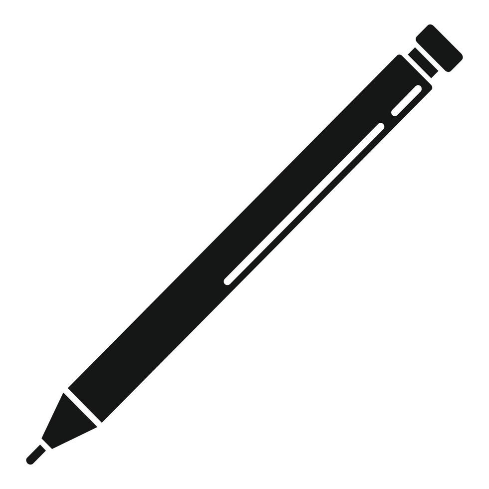 Artist pen icon simple vector. Ink signature vector