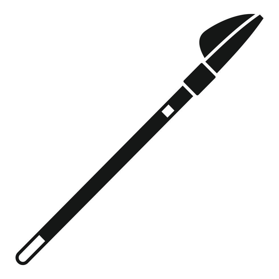 vector simple de icono de punta. herramienta de tinta