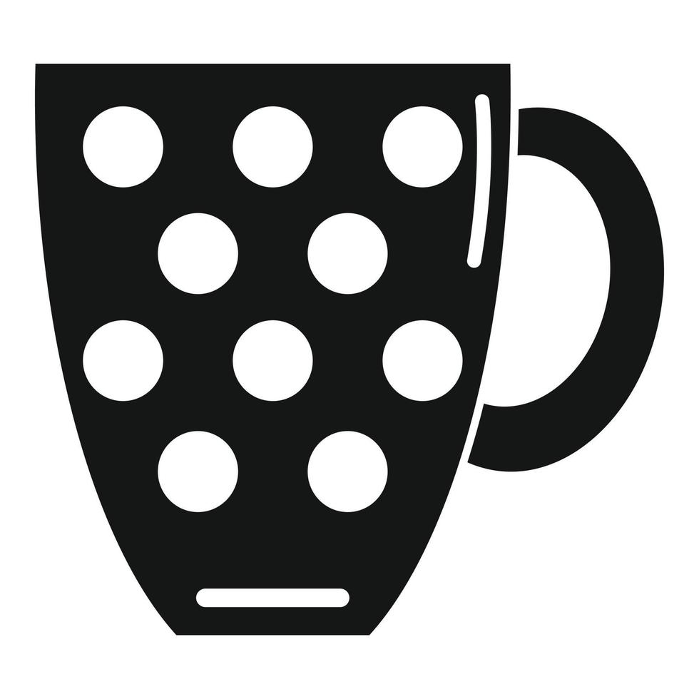 Steam mug icon simple vector. Hot cup vector