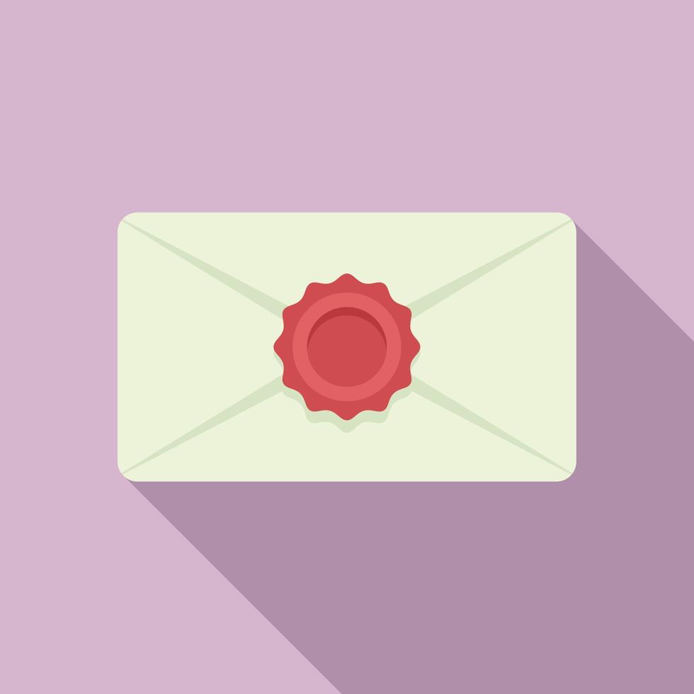 vector plano de icono de sobre de spam. carta de correo