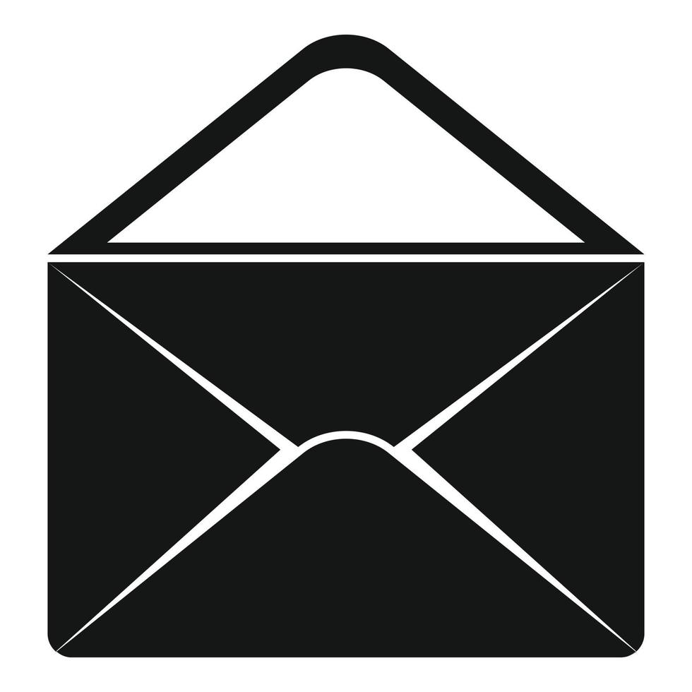 vector simple de icono de sobre. carta de correo