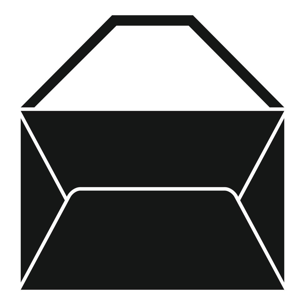 Mailbox envelope icon simple vector. Mail paper vector
