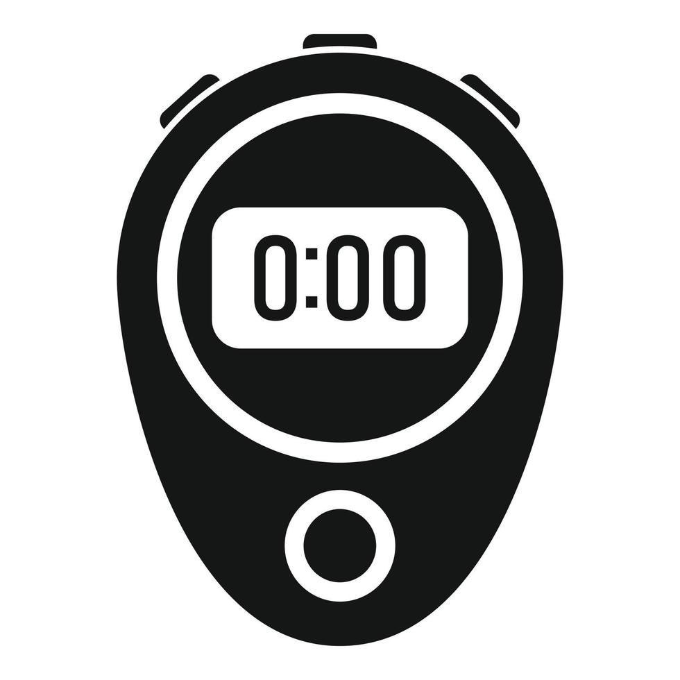 Quick stopwatch icon simple vector. Stop watch vector
