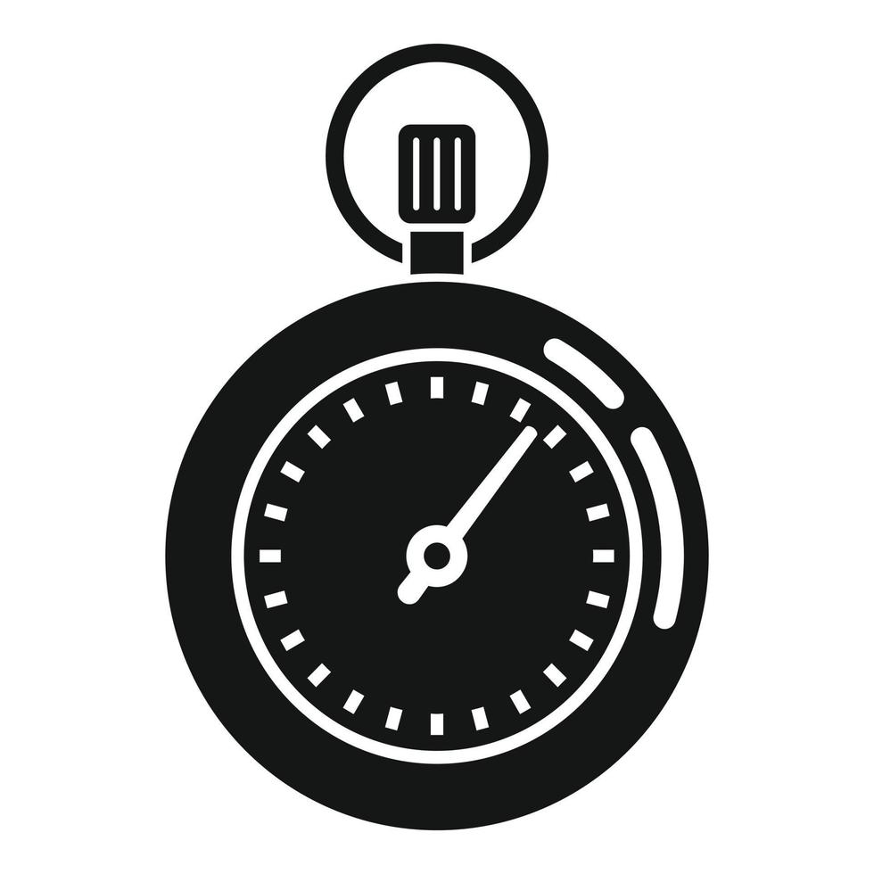 Stopclock icon simple vector. Stopwatch clock 15109487 Vector Art at