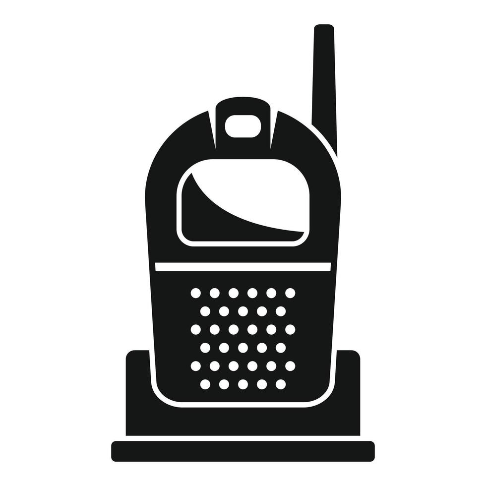 Babyphone icon simple vector. Radio monitor vector