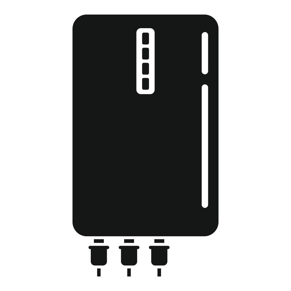 Cellphone power bank icon simple vector. Charge phone vector