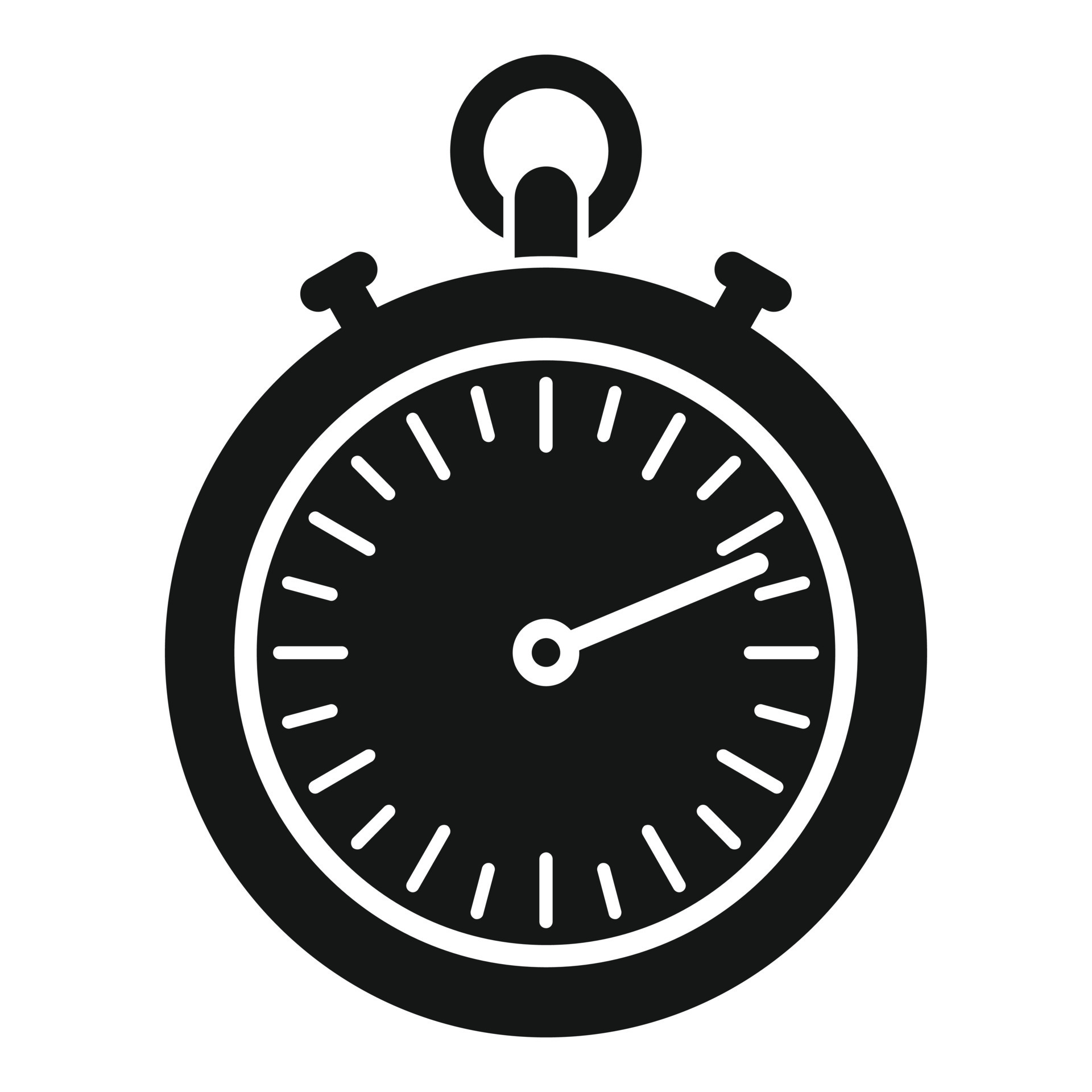Stop timer icon simple vector. Stopwatch time 15109532 Vector Art at Vecteezy