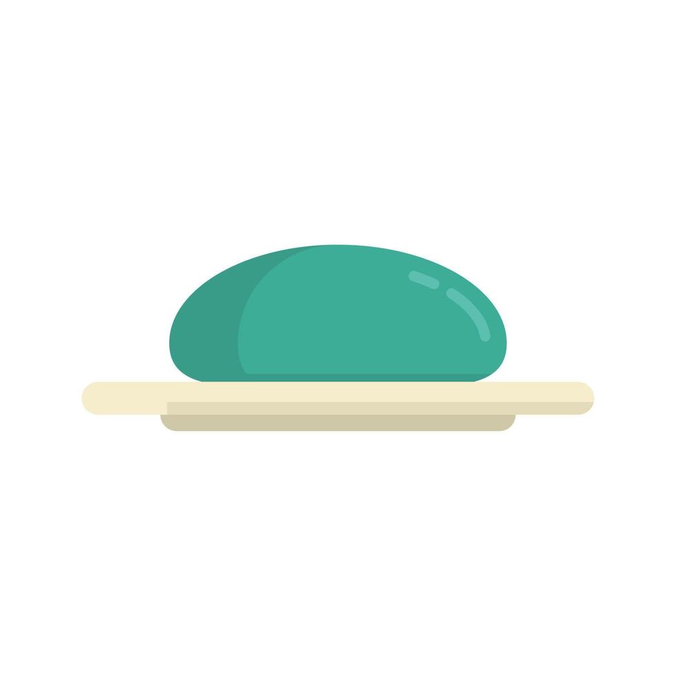Molecular cuisine foam icon flat isolated vector