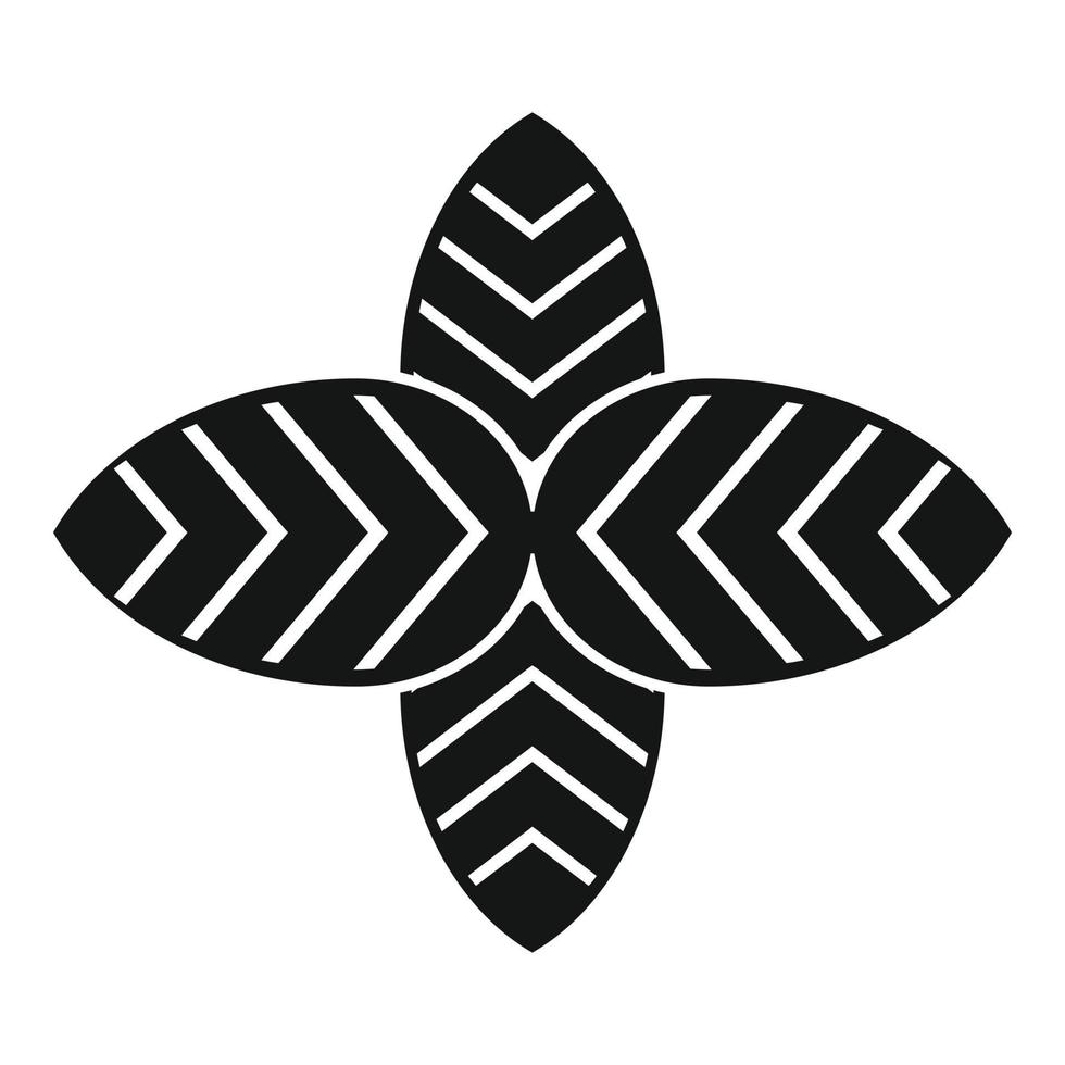 icono de hoja de albahaca aromática vector simple. especia de hierbas