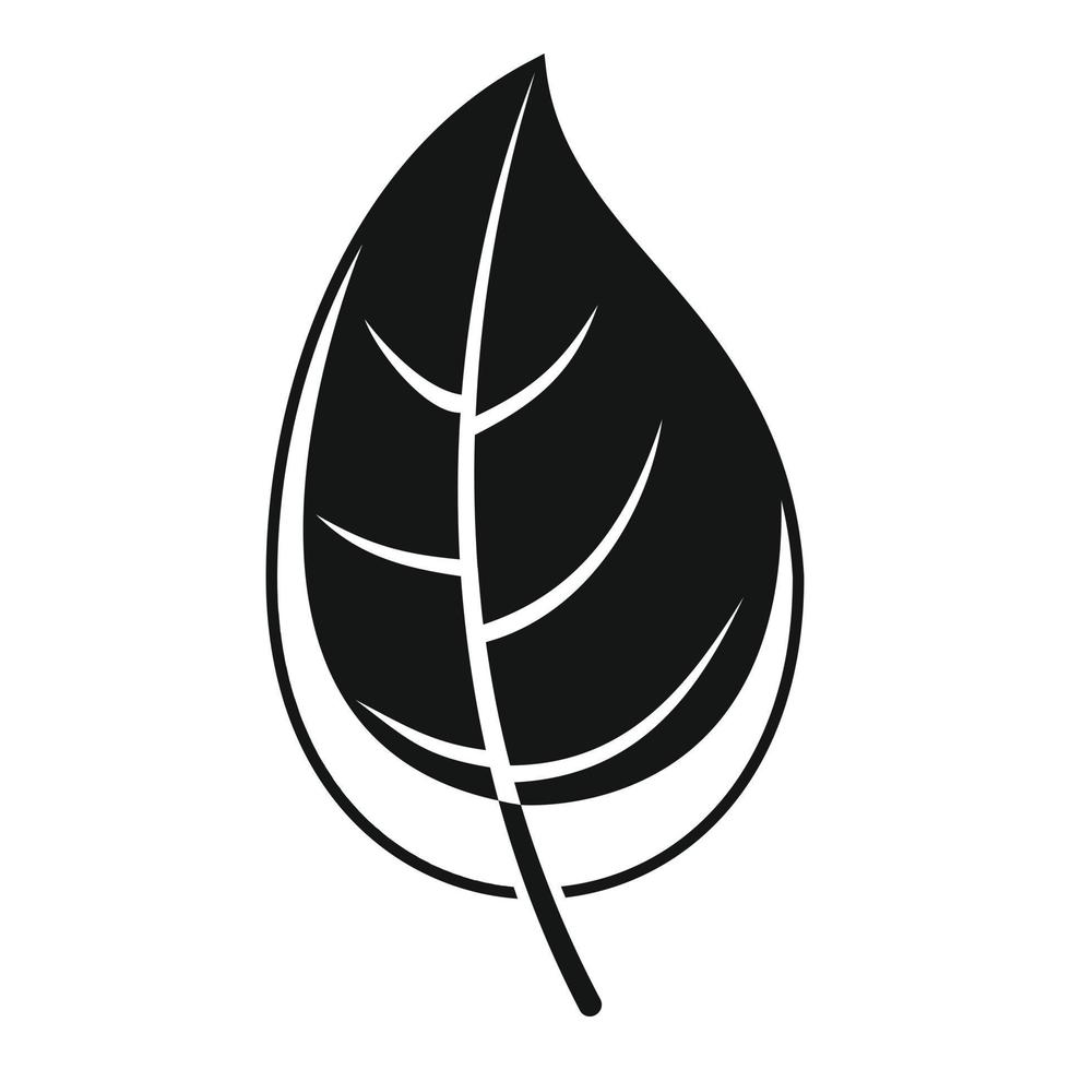 Basil leaves icon simple vector. Herb plant vector