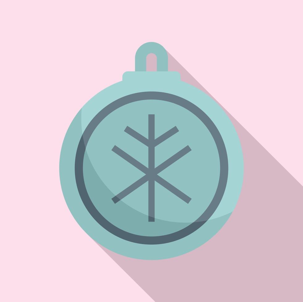 Viking amulet icon flat vector. Hand amulet vector