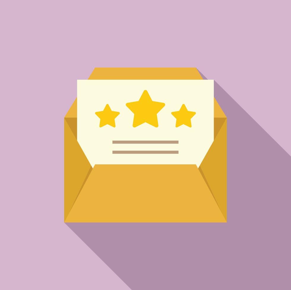 Quality mail icon flat vector. Good success check vector