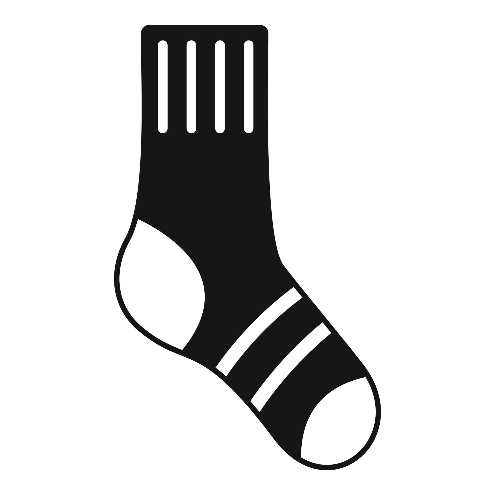 Wool sock icon simple vector. Casual sock 15110361 Vector Art at Vecteezy