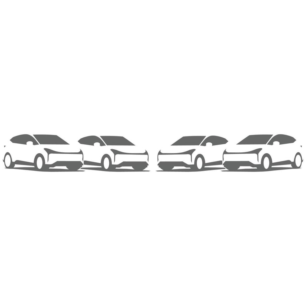 Logo car vector silhouette gerage service stylish automotive