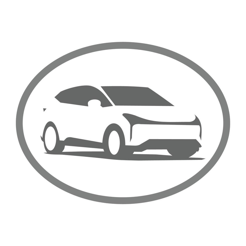 Logo car vector silhouette gerage service stylish automotive