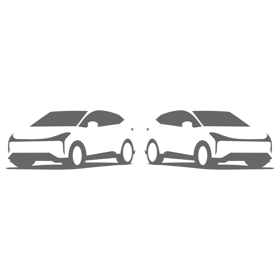 Logo car vector silhouette gerage service stylish automotive