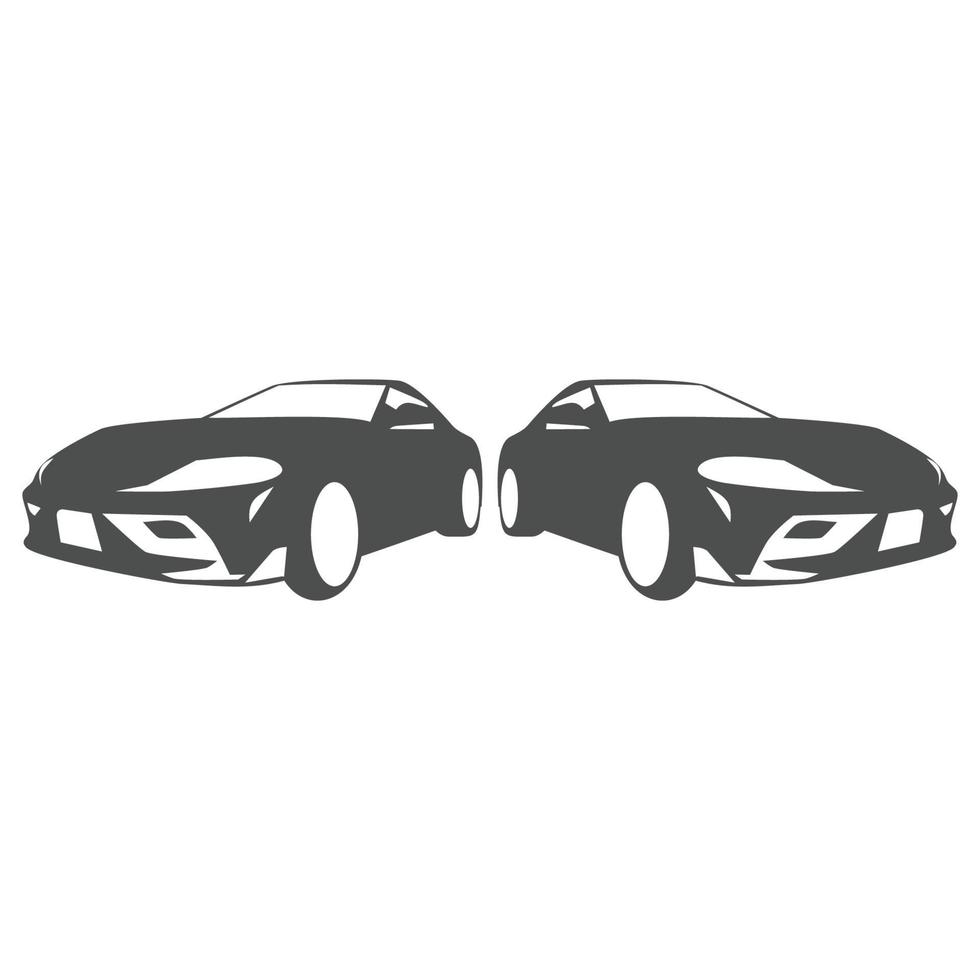 Logo car vector silhouette gerage service stylish automotive