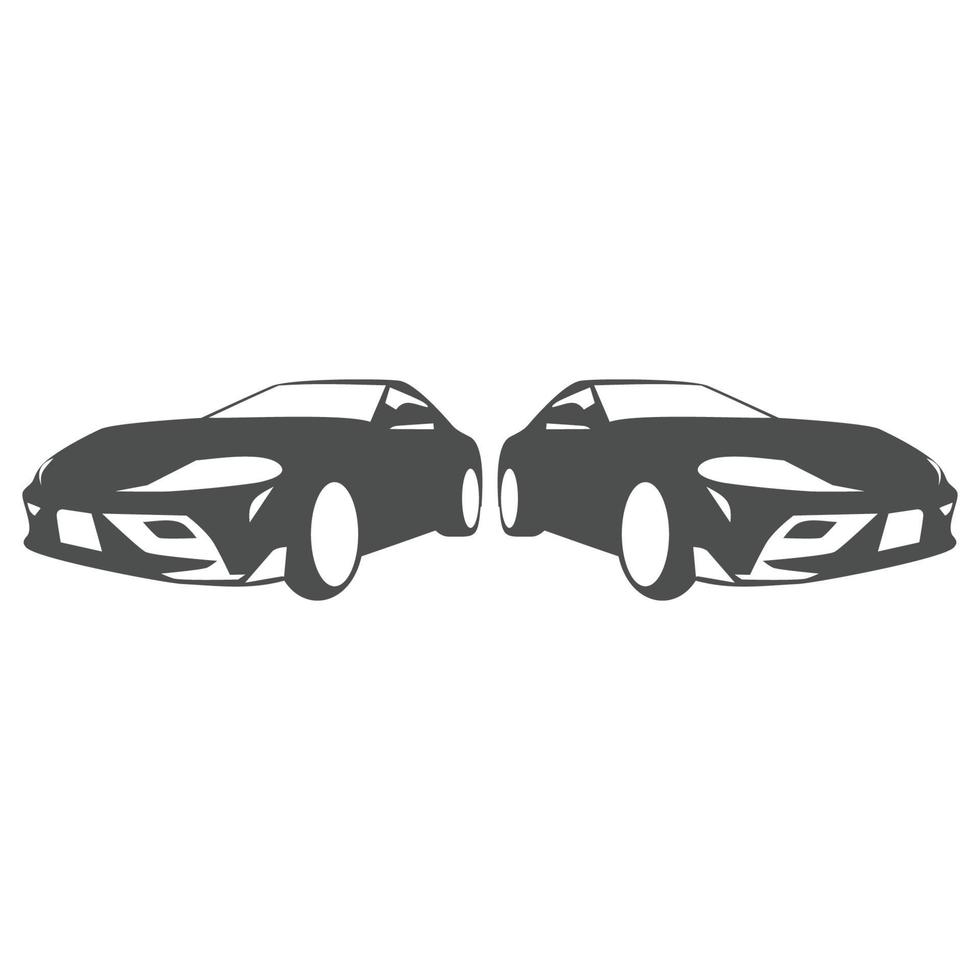 Logo car vector silhouette gerage service stylish automotive