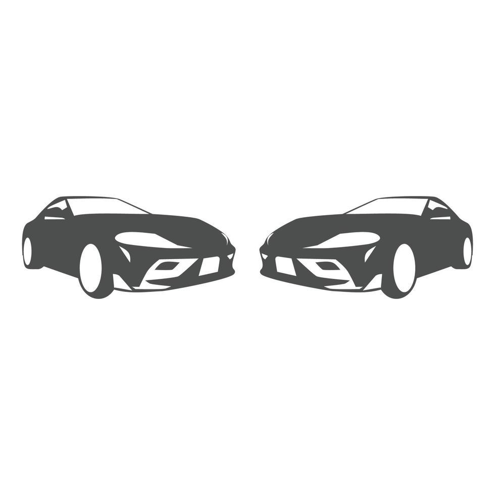Logo car vector silhouette gerage service stylish automotive