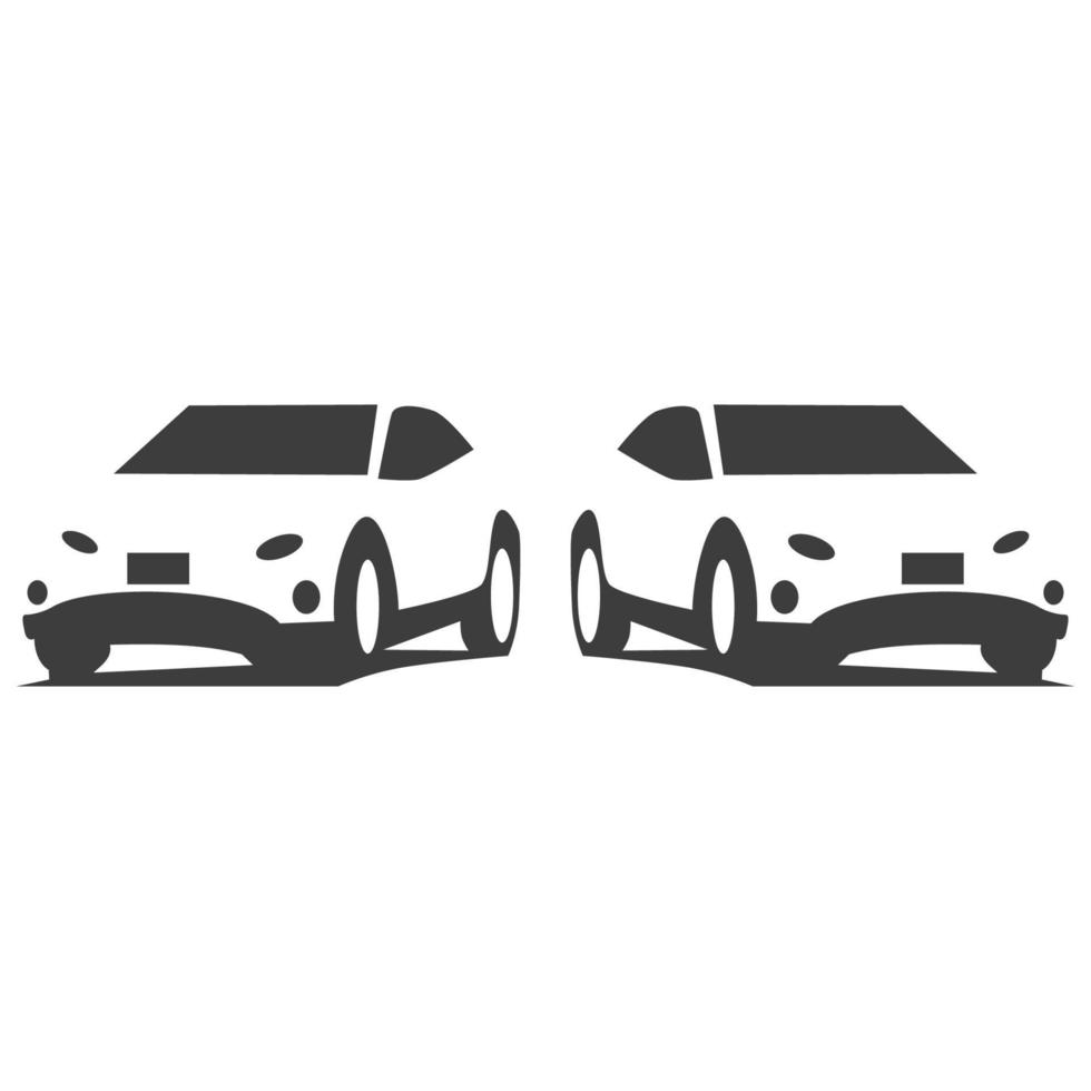 Logo car vector silhouette gerage service stylish automotive