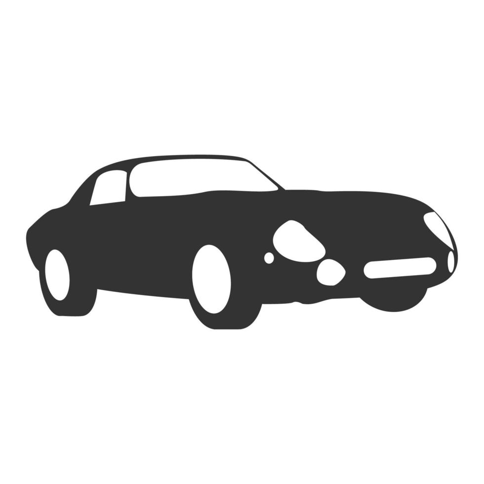 Logo car vector silhouette gerage service stylish automotive