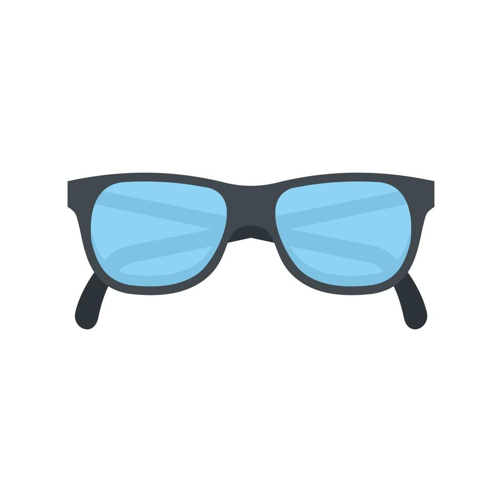 Granpa eyeglasses icon flat isolated vector