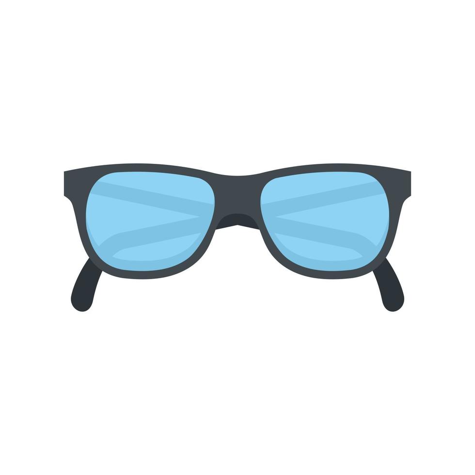 Granpa eyeglasses icon flat isolated vector