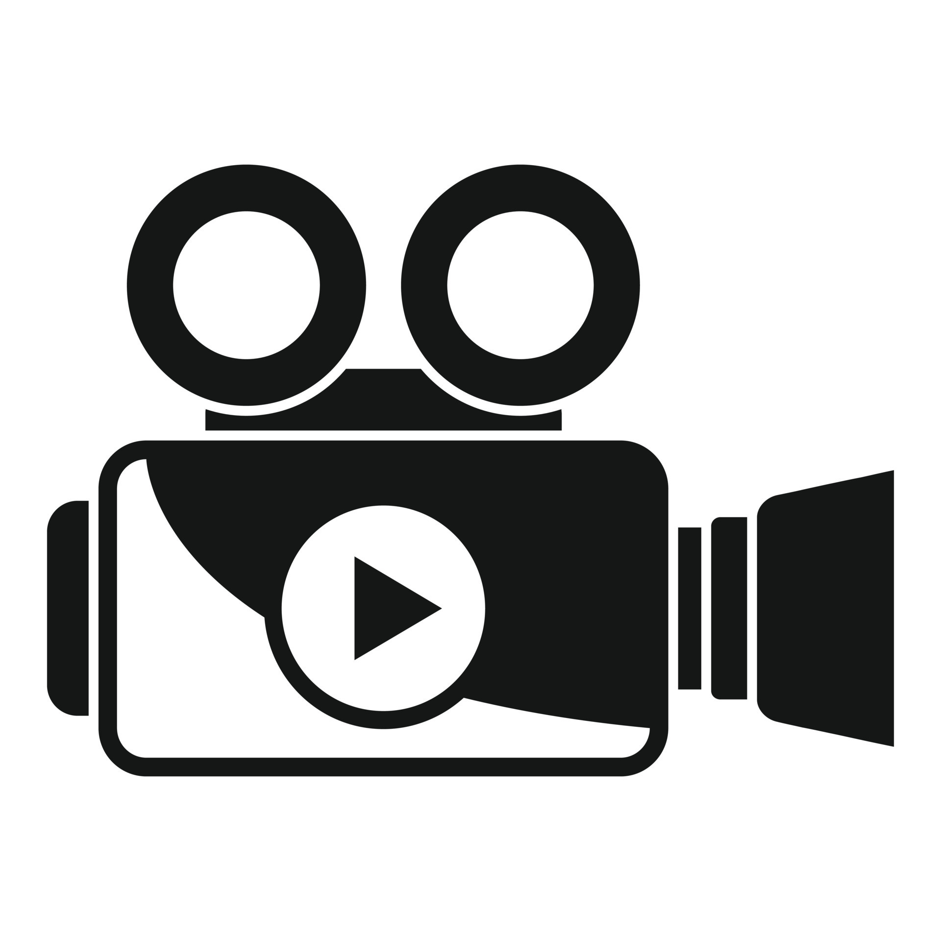 Movie camera icon simple vector. Film projector 15110624 Vector Art at