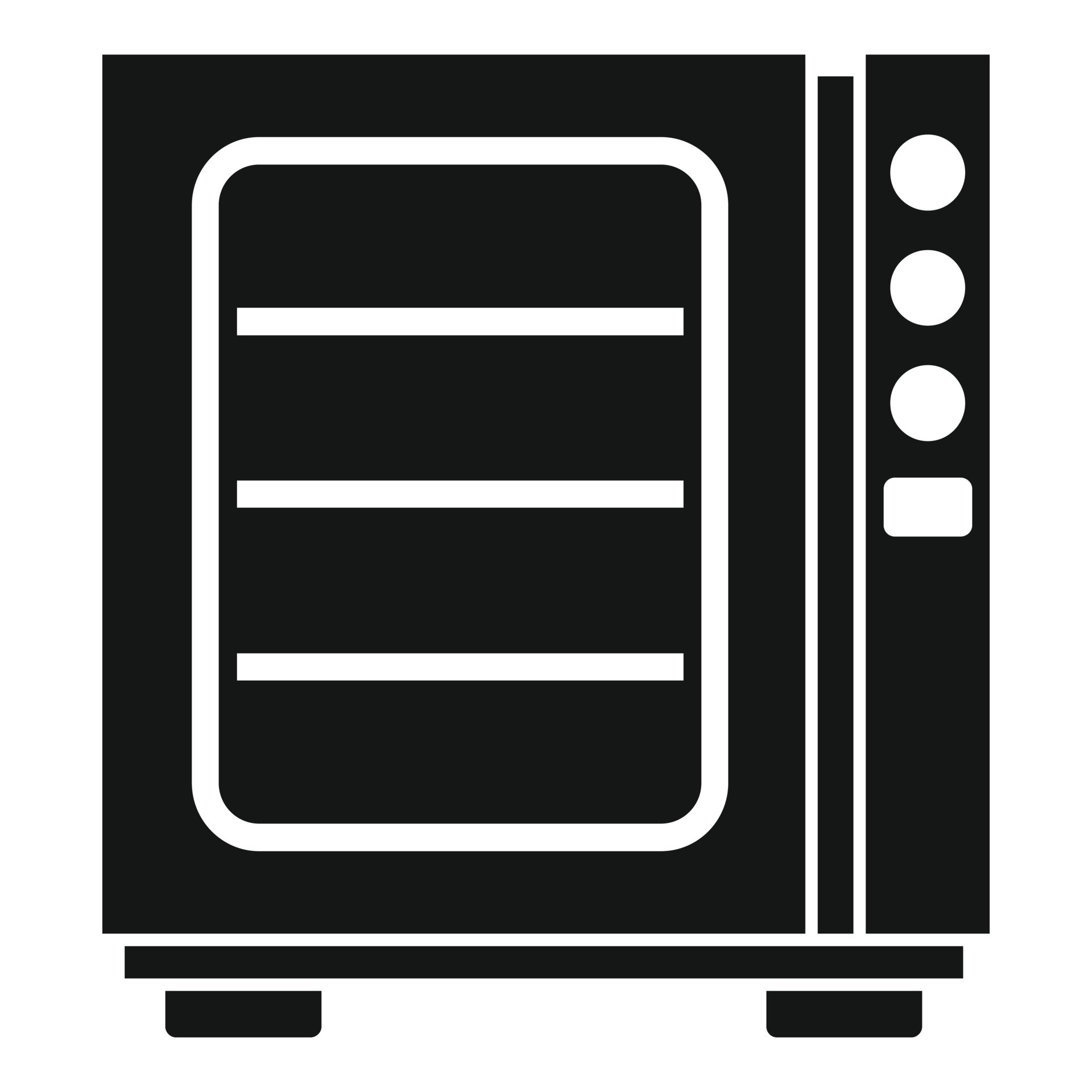 Oven convection technology icon simple vector. Gas fan stove 15110664