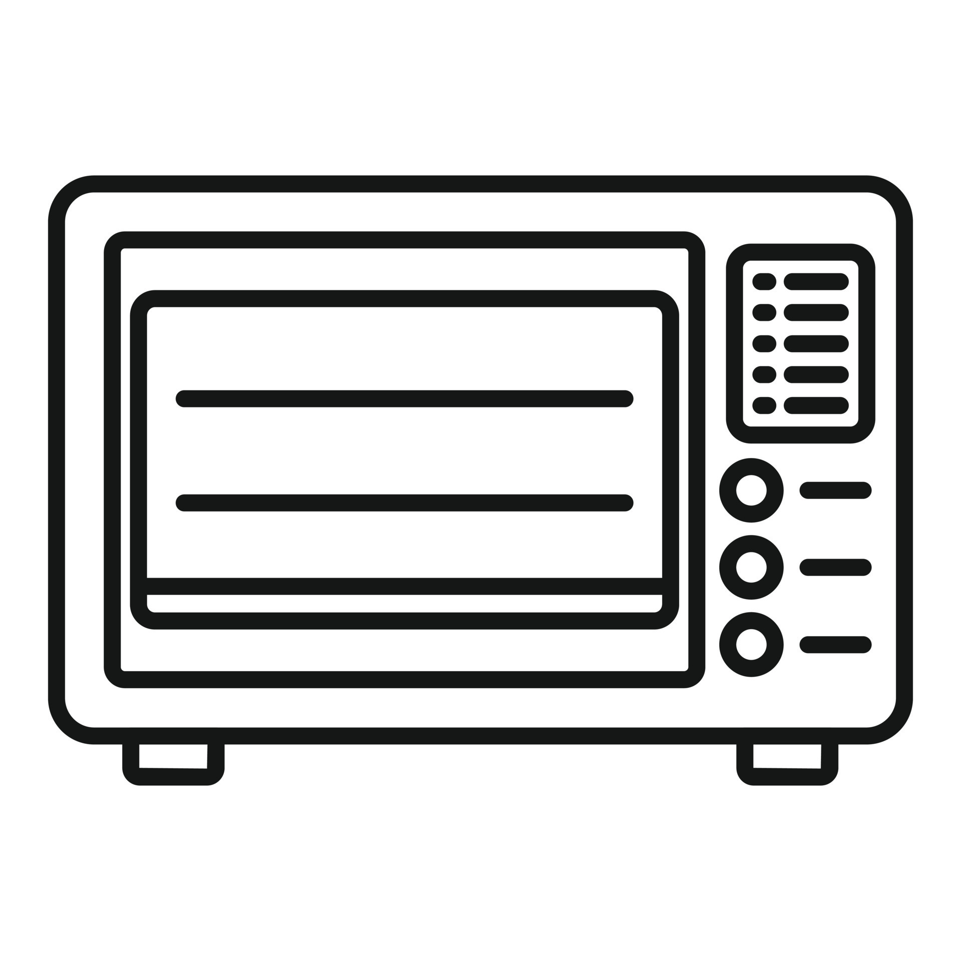 Baking oven icon outline vector. Kitchen stove 15110712 Vector Art at