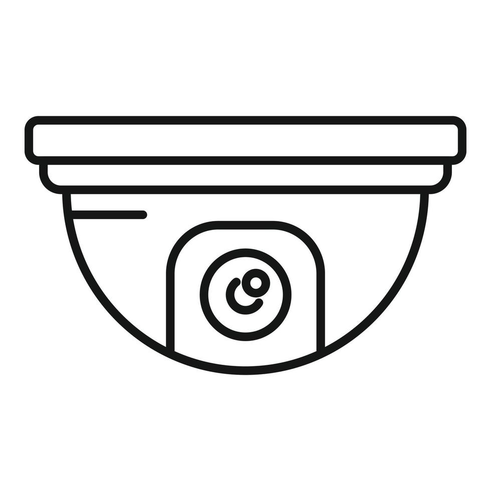 Indoor security camera icon outline vector. Movie camcorder vector