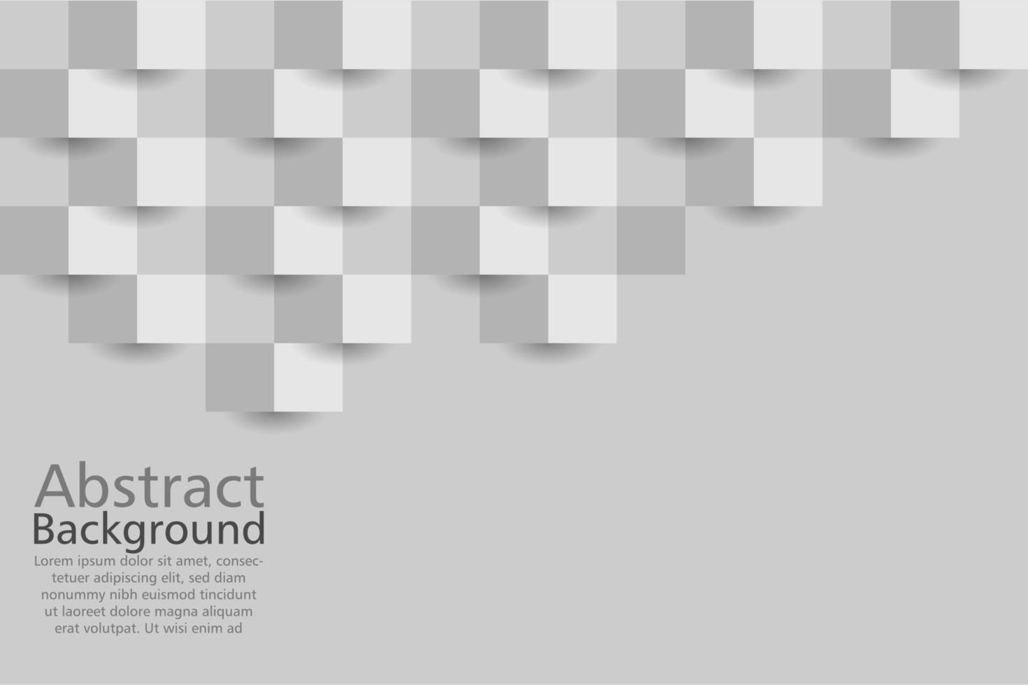 grey abstract vector background with paper effect