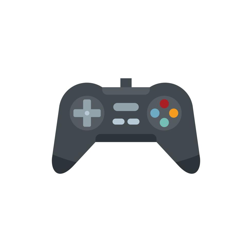 Joystick icon flat isolated vector