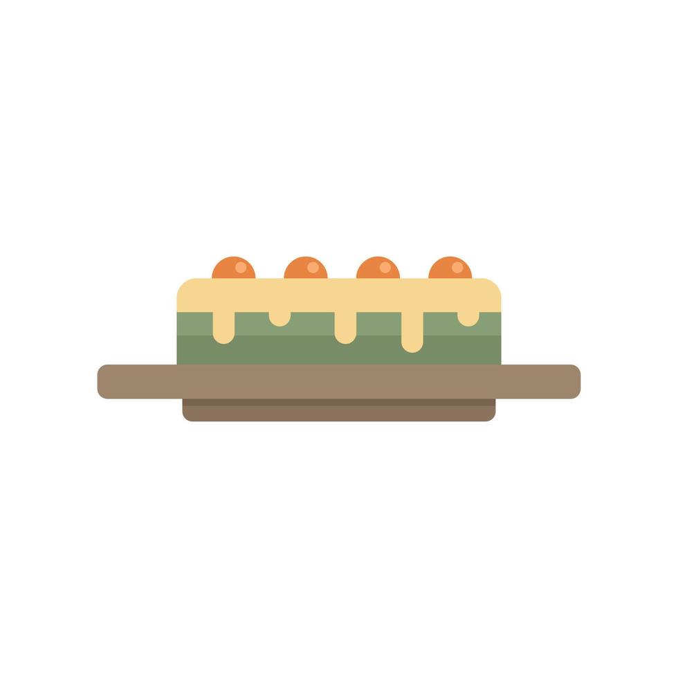 Molecular cuisine delicacy icon flat isolated vector