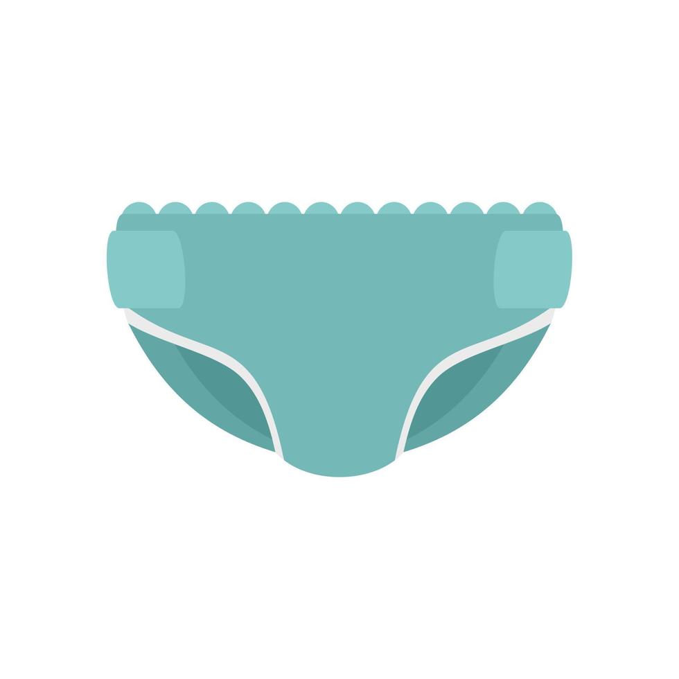 Natal diaper icon flat isolated vector