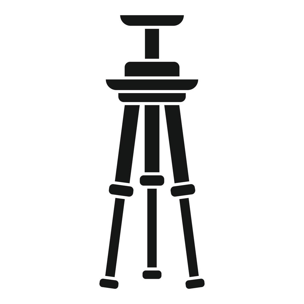 Tripod icon simple vector. Video camera stand vector